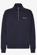 GANT Grafische Dames Ronde hals Sweater, blauw