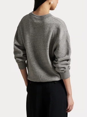 Polo Ralph Lauren Dames Beer Fleece Trui, grijs