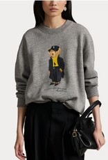 Polo Ralph Lauren Dames Beer Fleece Trui, grijs