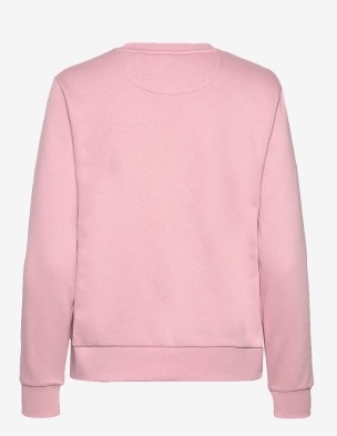 GANT Dames Ronde hals Katoen Sweater, rose