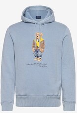 Polo Ralph Lauren Heren Fleece Beer Hoodie, lichtblauw