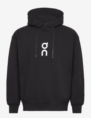 On Heren Club Hoodie met capuchon, zwart