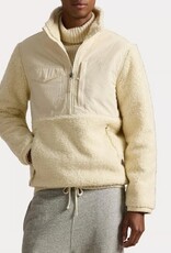 Polo Ralph Lauren Heren Half-Rits Pullover, gebrokenwit