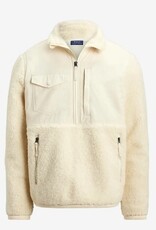 Polo Ralph Lauren Heren Half-Rits Pullover, gebrokenwit