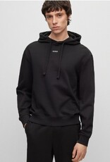HUGO Heren Hoodie met capuchon, zwart