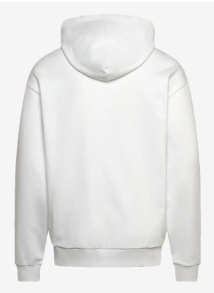 HUGO Heren Suzuka Hoodie met capuchon, wit