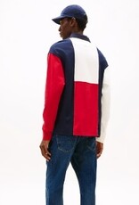 Tommy Hilfiger AMERICA Flag Rugby Heren Poloshirt, rood