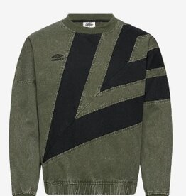 Umbro Washed Ronde hals Sweatshirt, groen