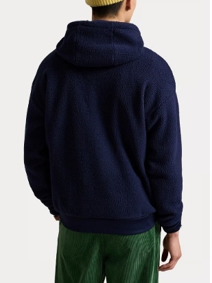 Polo Ralph Lauren Relaxed Fit Heren Hoodie met capuchon, blauw