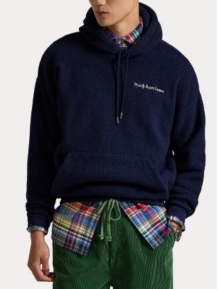Polo Ralph Lauren Relaxed Fit Heren Hoodie met capuchon, blauw