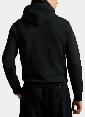 Polo Ralph Lauren Relaxed Fit Heren Hoodie met capuchon, zwart