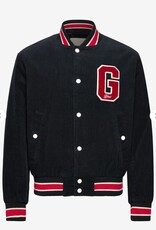GANT Ribstof Heren Bomberjacket, zwart
