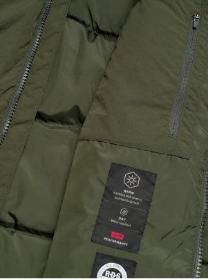 Levi's® Heren Dons Winterjas, groen
