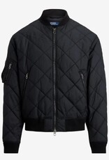 Polo Ralph Lauren Heren Varsity Gewatteerd Bomberjack, zwart