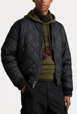 Polo Ralph Lauren Heren Varsity Gewatteerd Bomberjack, zwart