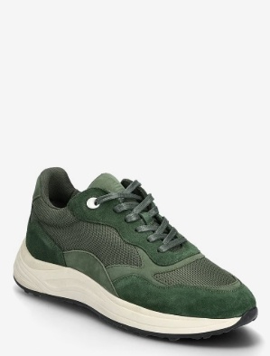 Matinique Heren Lage Sneakers, groen