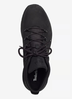 Timberland Leer Heren Hoge Sneakers, zwart