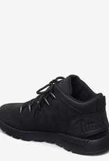Timberland Leer Heren Hoge Sneakers, zwart