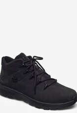 Timberland Leer Heren Hoge Sneakers, zwart