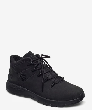 Timberland Leer Heren Hoge Sneakers, zwart