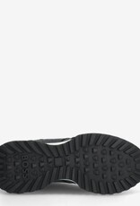 BOSS Leer Heren Lage Sneakers, zwart