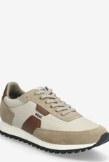 BOSS Lace Up Heren Sneakers, bruin