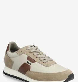 BOSS Lace Up Sneakers, bruin