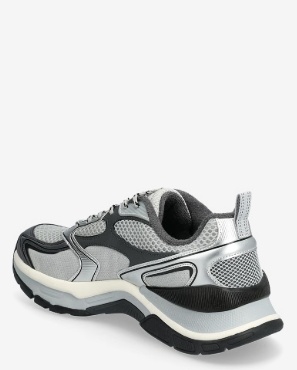 Armani EA7 Heren Lage Sneakers, zilver