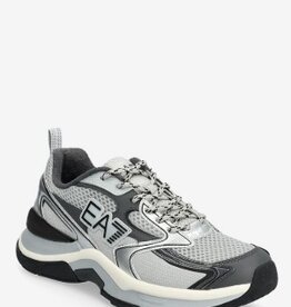 Armani EA7 Lage Sneakers, zilver