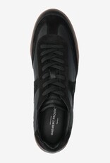 Garment Project Heren Leer Lage Sneakers, zwart