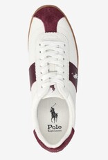 Polo Ralph Lauren Heren Lederen Sneakers, rood