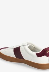 Polo Ralph Lauren Heren Lederen Sneakers, rood