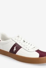 Polo Ralph Lauren Heren Lederen Sneakers, rood