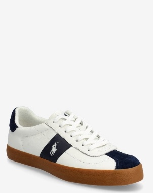 Polo Ralph Lauren Heren Lederen Sneakers, blauw