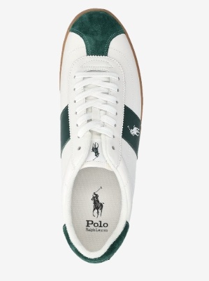 Polo Ralph Lauren Heren Lederen Sneakers, groen