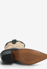 Dune London Dames Lederen Cowboylaarzen, zwart