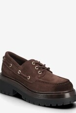 Steve Madden Dames Parker Loafer Suède Instappers, donkerbruin