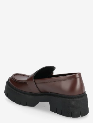 HUGO Dames Parker Loafer Instappers, bruin