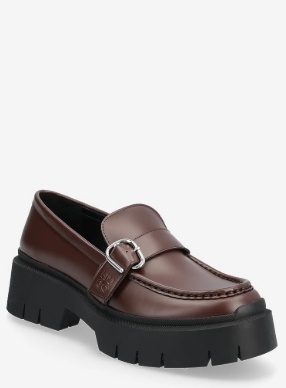 HUGO Dames Parker Loafer Instappers, bruin
