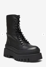 Steve Madden Dames Hoge Veterlaarzen, zwart
