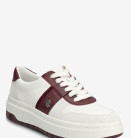 Lauren Ralph Lauren Metallic Sneakers, wit