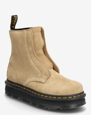 Dr. Martens Dames Suède Enkellaarzen, beige