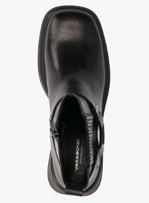 VAGABOND Dames Lederen Enkellaarzen, zwart