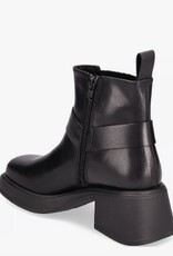 VAGABOND Dames Lederen Enkellaarzen, zwart