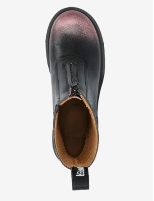 Camper Dames Lederen Enkellaarzen, zwart