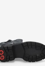 HUGO Dames Lederen Enkellaarzen, zwart