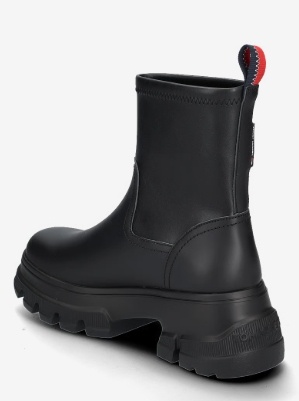 Tommy Hilfiger Dames Chelsea Enkellaarzen, zwart