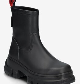 Tommy Hilfiger Dames Enkellaarzen, zwart