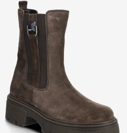 Gabor Chelsea Suède Enkellaarzen, donkerbruin