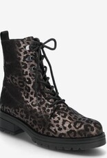 Gabor Chelsea Dames lederen Veterlaarzen, zwart